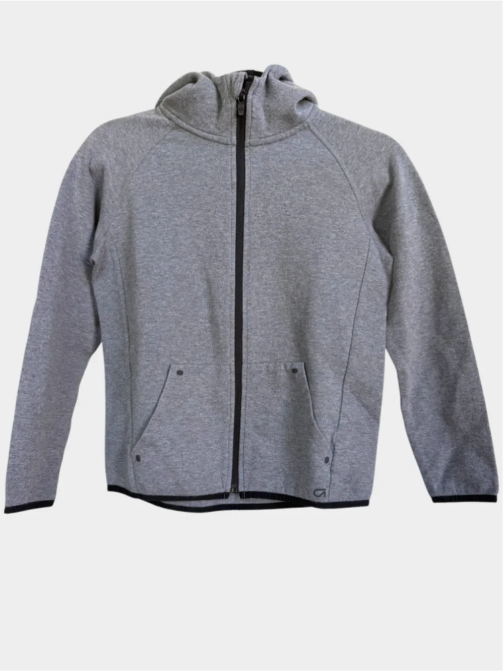 Gap Fit Zip-Up Hoodie in Grey Boy Size L (10-11)